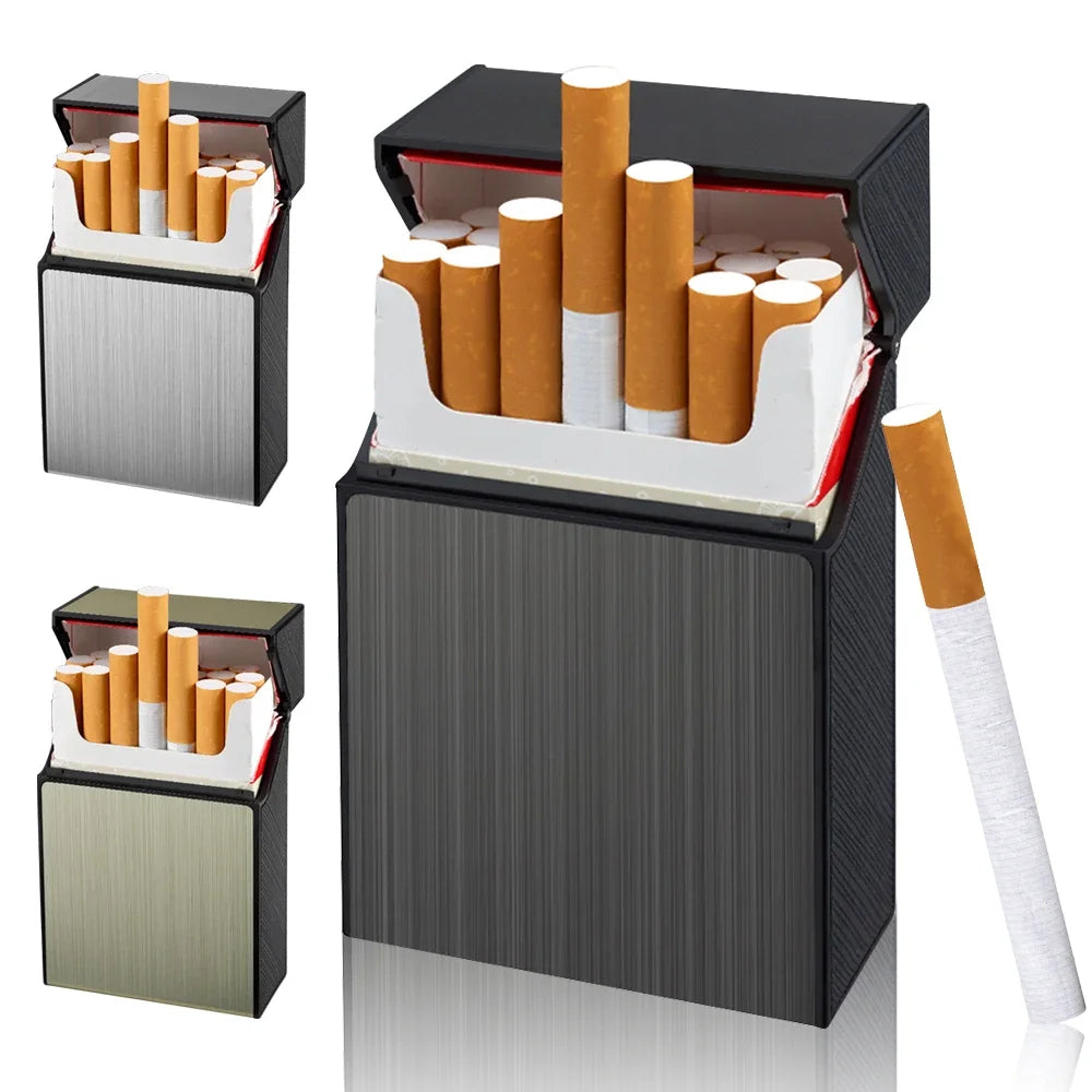 20pc Metal Portable Cigarette Case